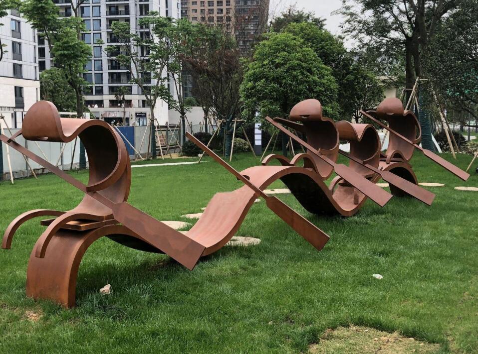 贡嘎锈钢板造型