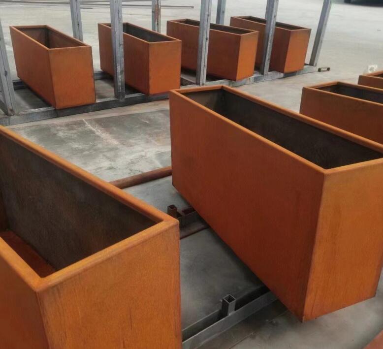 贡嘎耐候钢花箱