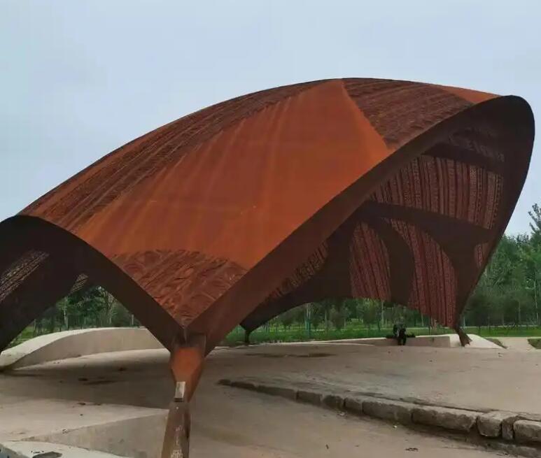 贡嘎耐候钢幕墙案例